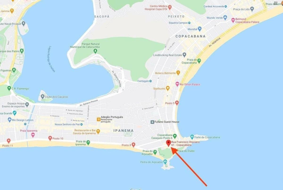 Flat Praia De Copacabana Ipanema - Pe Na Areia Río de Janeiro Exterior foto